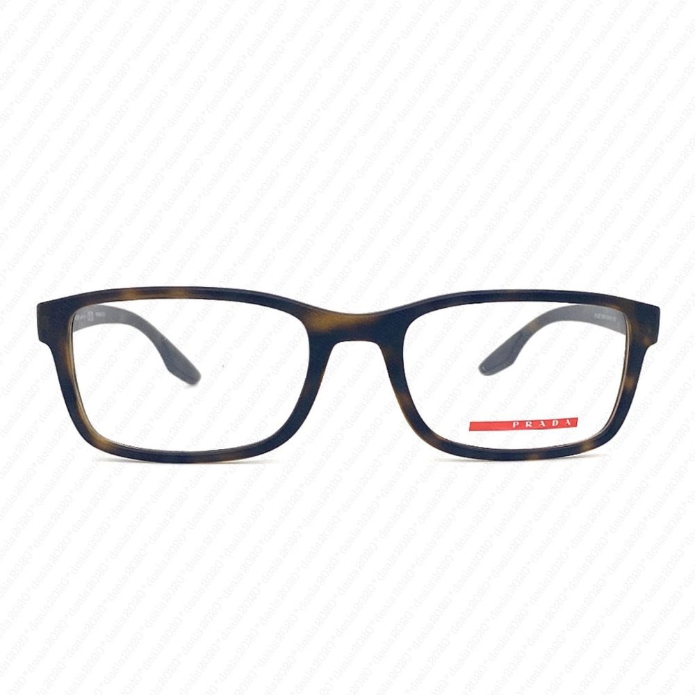 Prada Linea Rossa Sport PS 09OV 581101 53mm Havana Eyeglasses - Picture 2 of 11